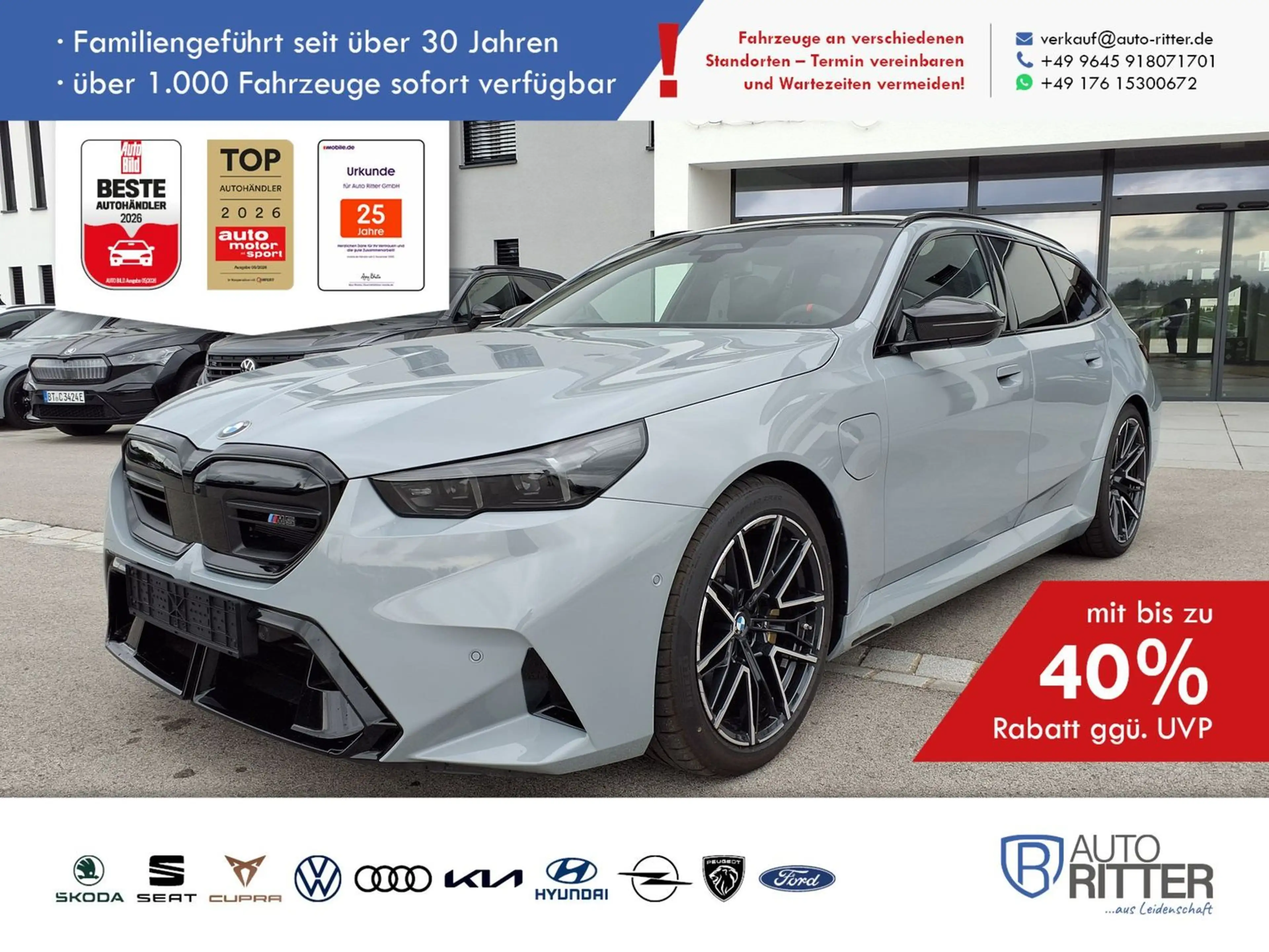 BMW M5 Touring ACC|HuD|AHK|RFK|PANO|LED|Navi|360°...