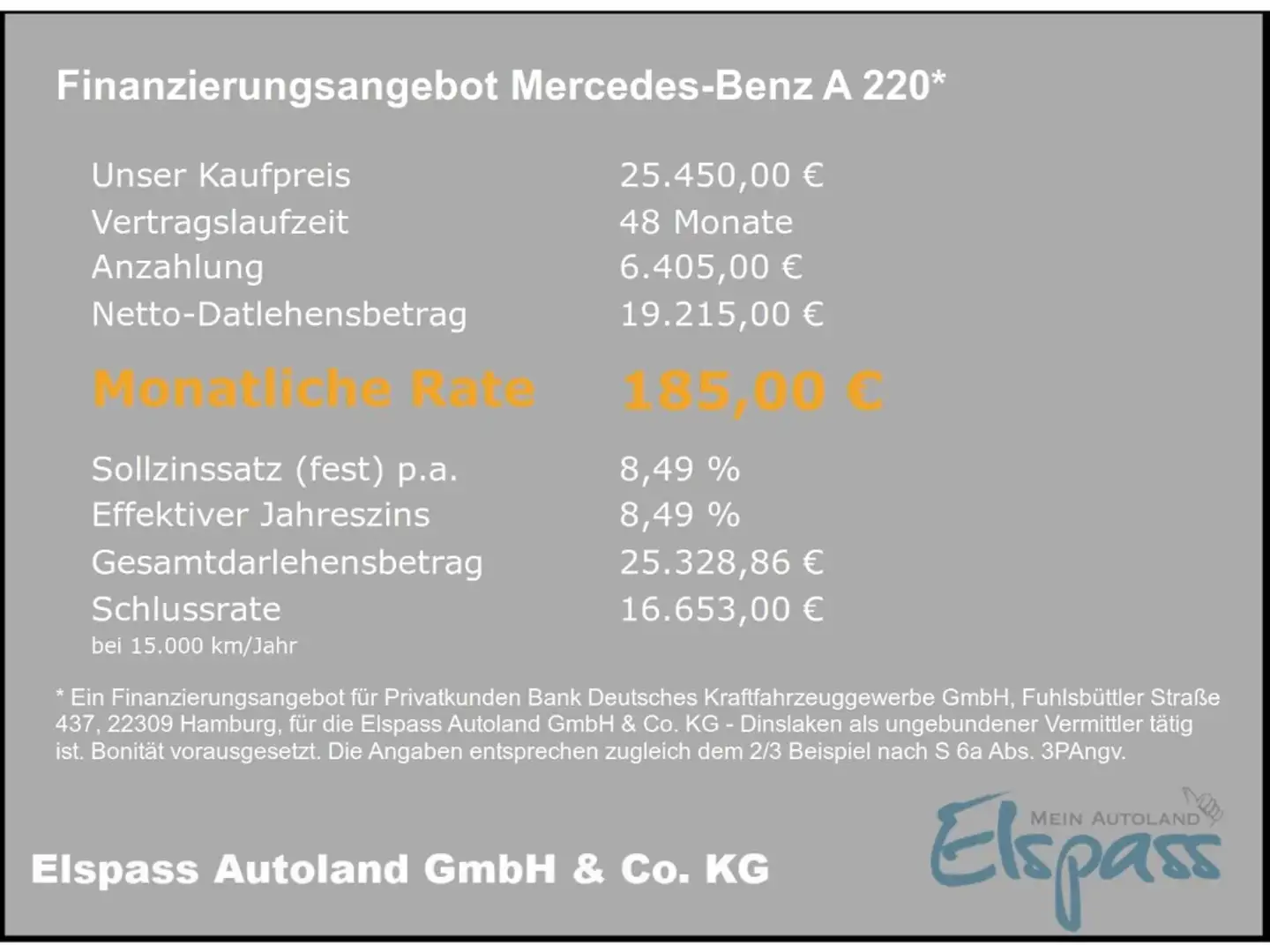 Mercedes-Benz A 220 Progressive AUTOMATIK NAV LED DIG-DISPLAY SHZ TEMP Negru - 2