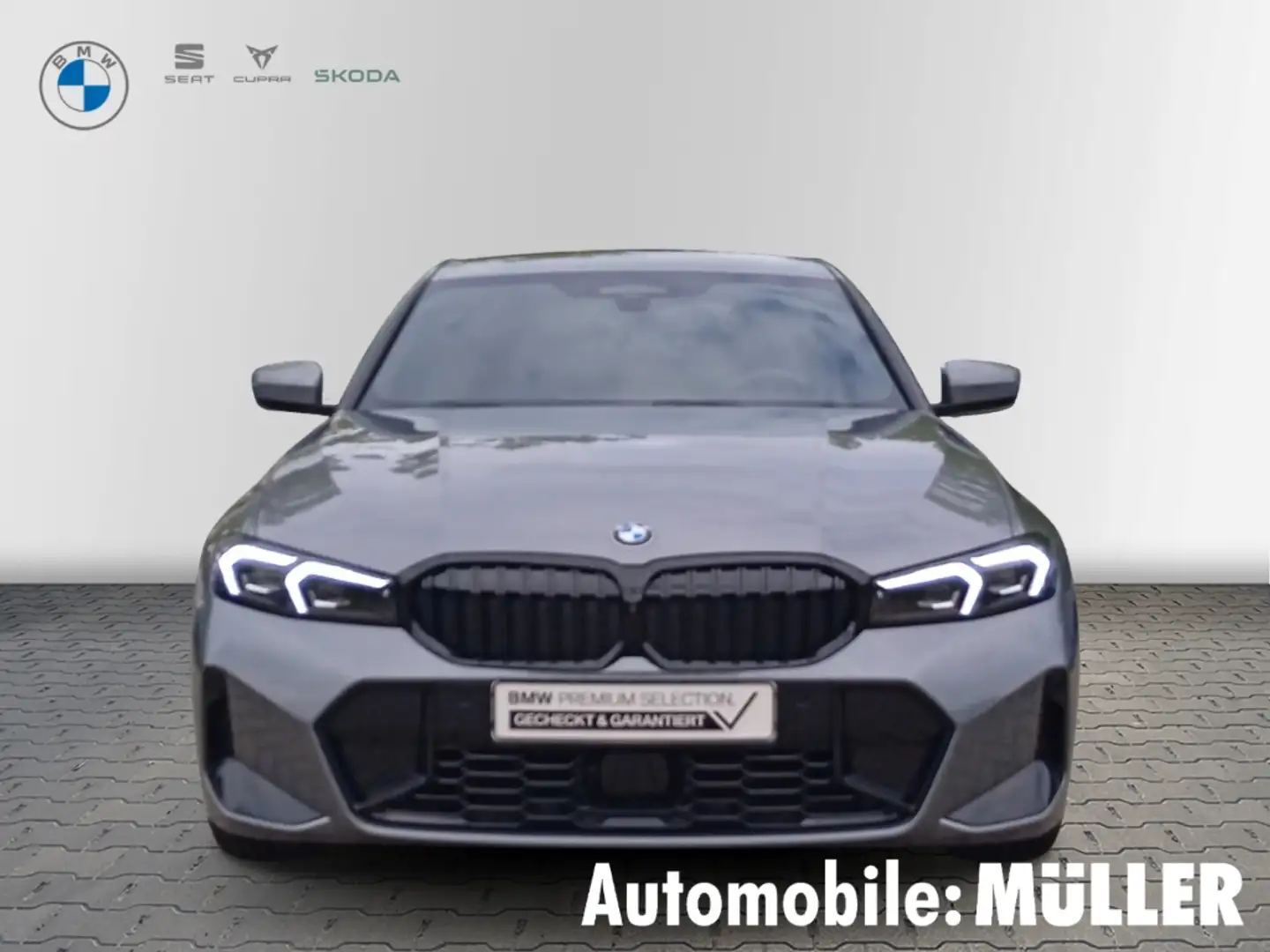 BMW 330 i M Sport Lim. M SPORT PRO+AHK+LED+HUD+DAB+HIFI+ Gris - 2