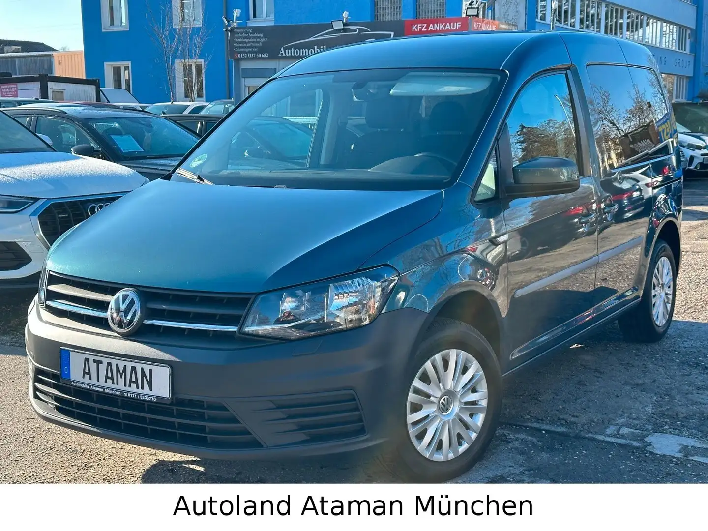 Volkswagen Caddy 2.0 TDI /5-Sitze/Tempo/Sitzhzg/PDC/Euro6 Grün - 2