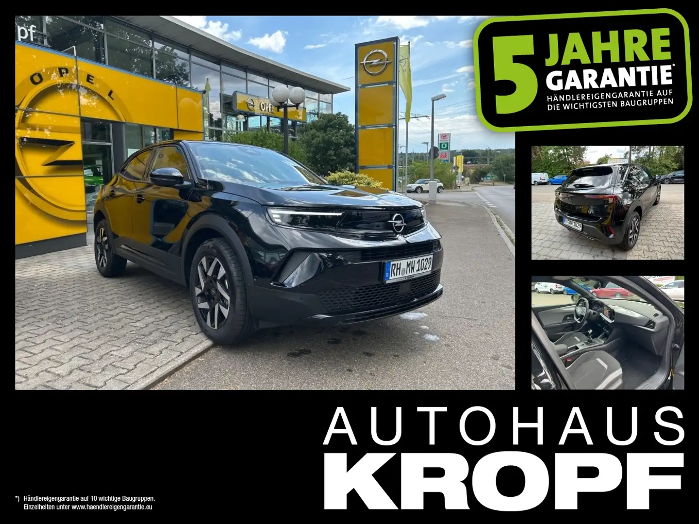 Opel Mokka 1.2 Turbo Elegance FLALMLEDW-Paket+ab2,99% Zwart - 1