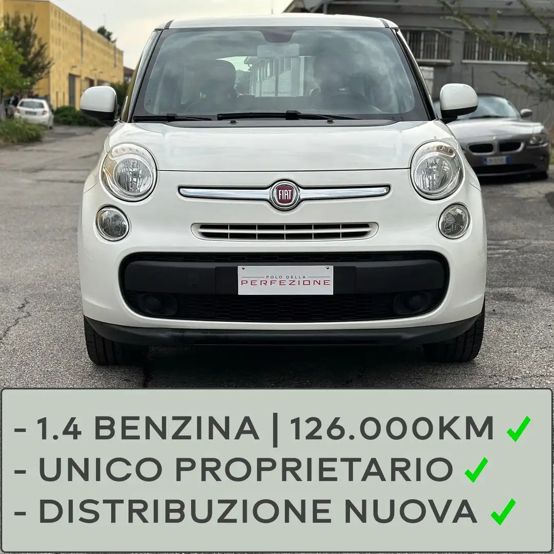 Fiat 500L 1.4 euro 6, Unico Proprietario, Distribuzione OK Bianco - 1