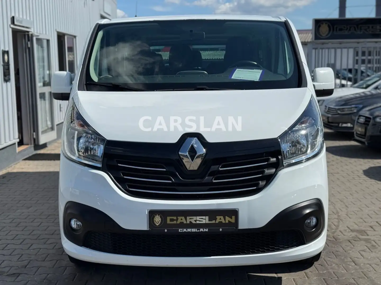 Renault Trafic 1.HAND+9-SITZER+NAVI+PDC+AHK+KEYLES+EURO6 Blanc - 2