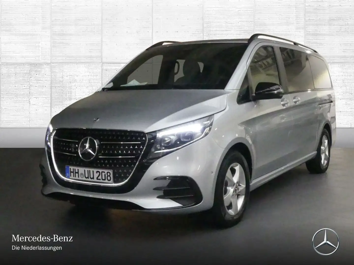 Mercedes-Benz V 300 d AVANTGARDE+AMG+9G+AHK+Klimaautom.+Navi+DIS Silber - 2