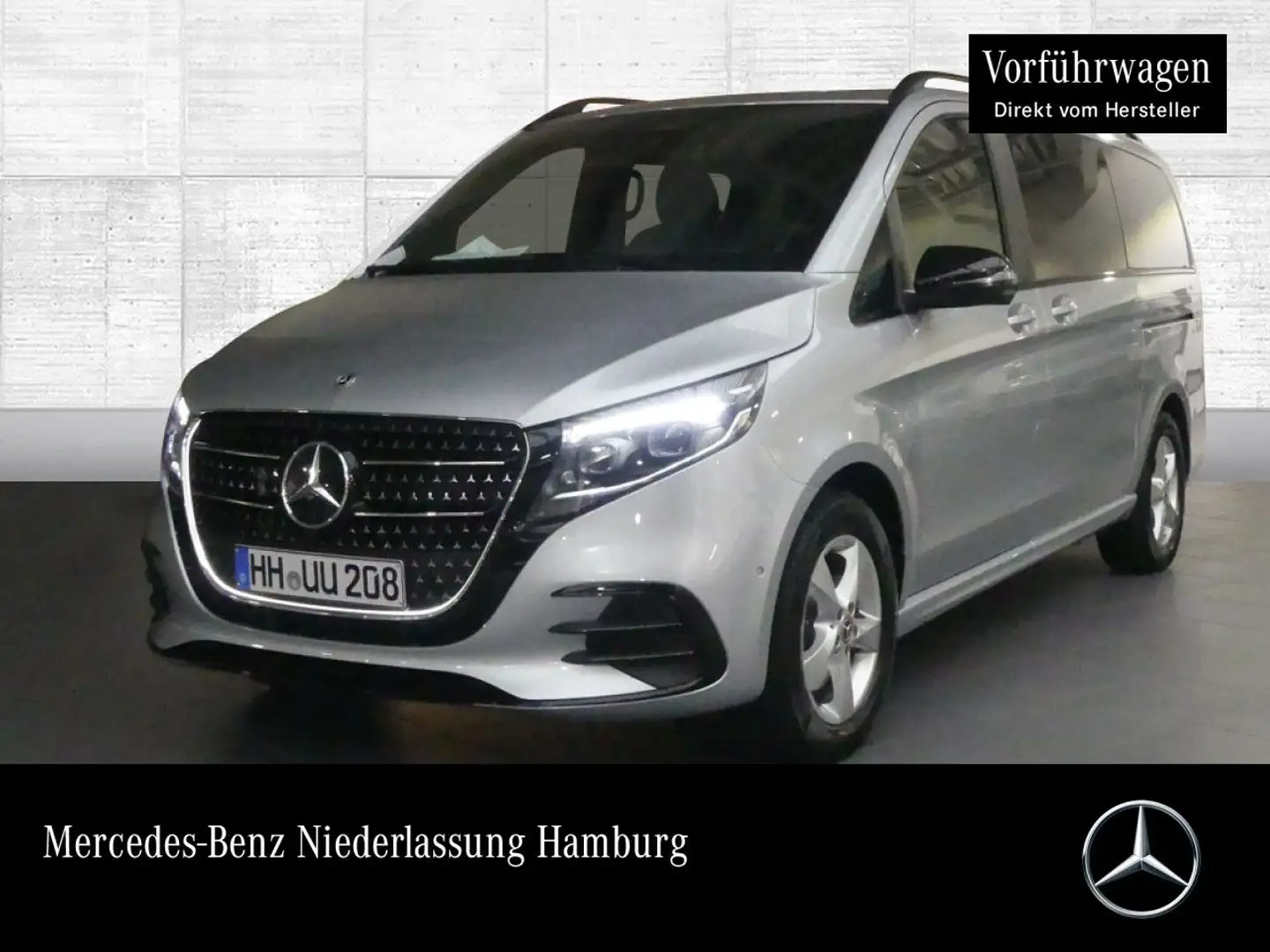 Mercedes-Benz V 300 d AVANTGARDE+AMG+9G+AHK+Klimaautom.+Navi+DIS Silber - 1