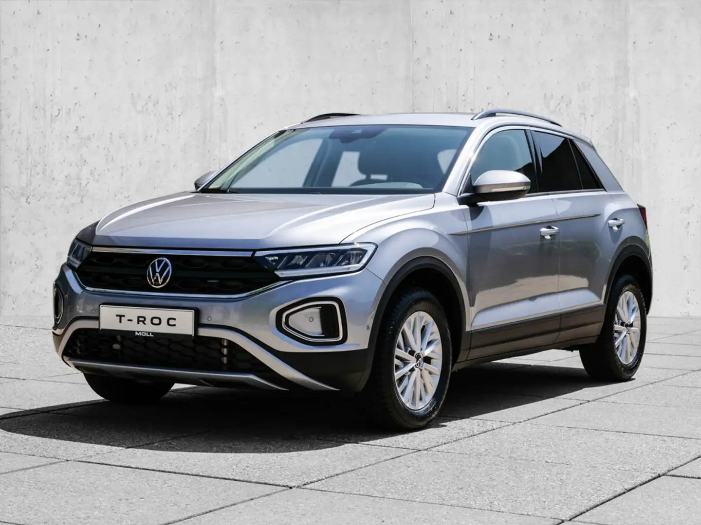 Volkswagen T-Roc Life 1.5 l TSI OPF DSG AHK NAVI LM ACC Silber - 2
