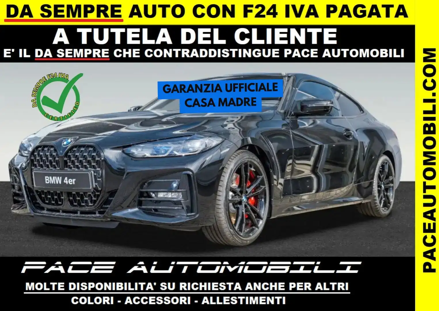 BMW 420 i MSPORT M SPORT M-SPORT BLACK PACK 19" KAMERA PRO Nero - 1