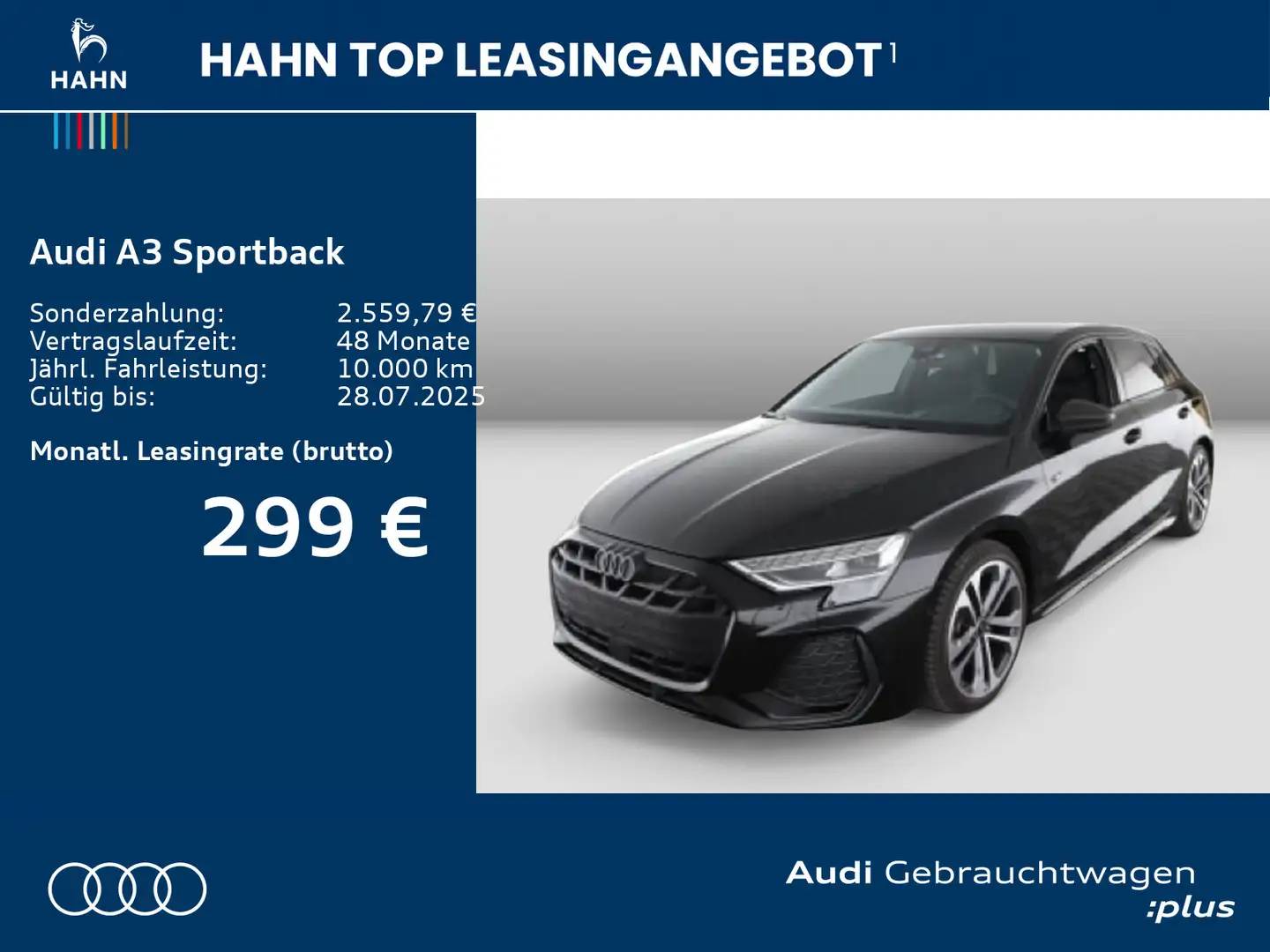 Audi A3 35 TFSI  S-tronic S line Pano CAM Schwarz - 2