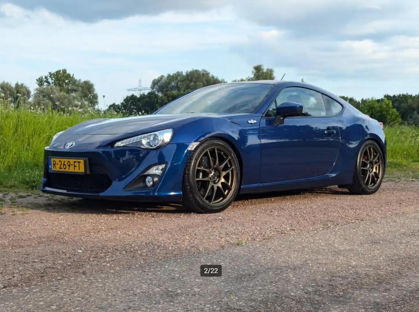 Toyota GT86 HKS Supercharged 280PK Blauw - 2