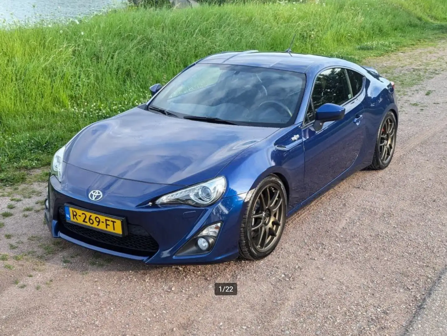 Toyota GT86 HKS Supercharged 280PK Blauw - 1