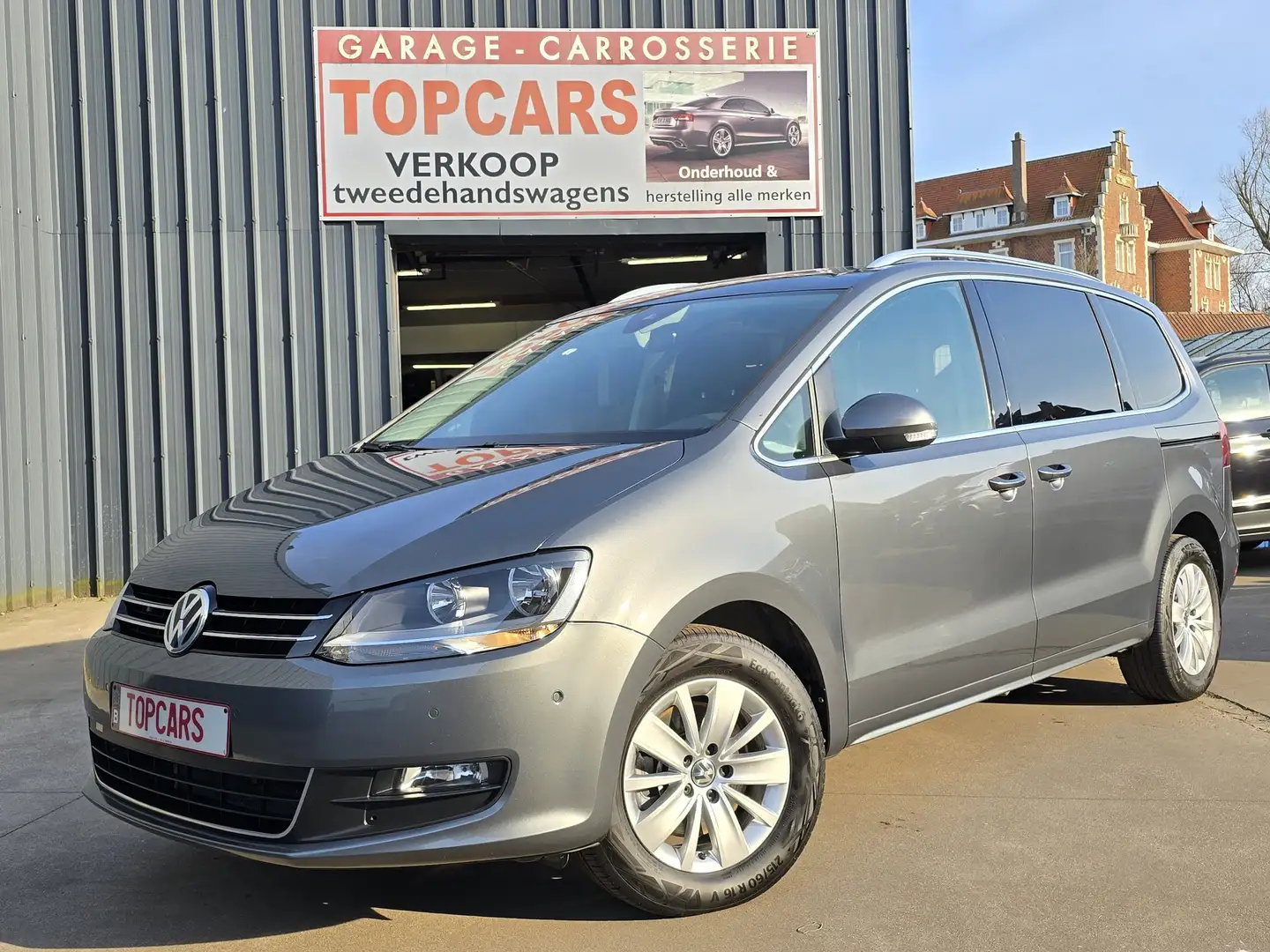 Volkswagen Sharan 1.4TSI 7zit 2022 38000km❕ Pano dak, Apps, Camera Grijs - 1