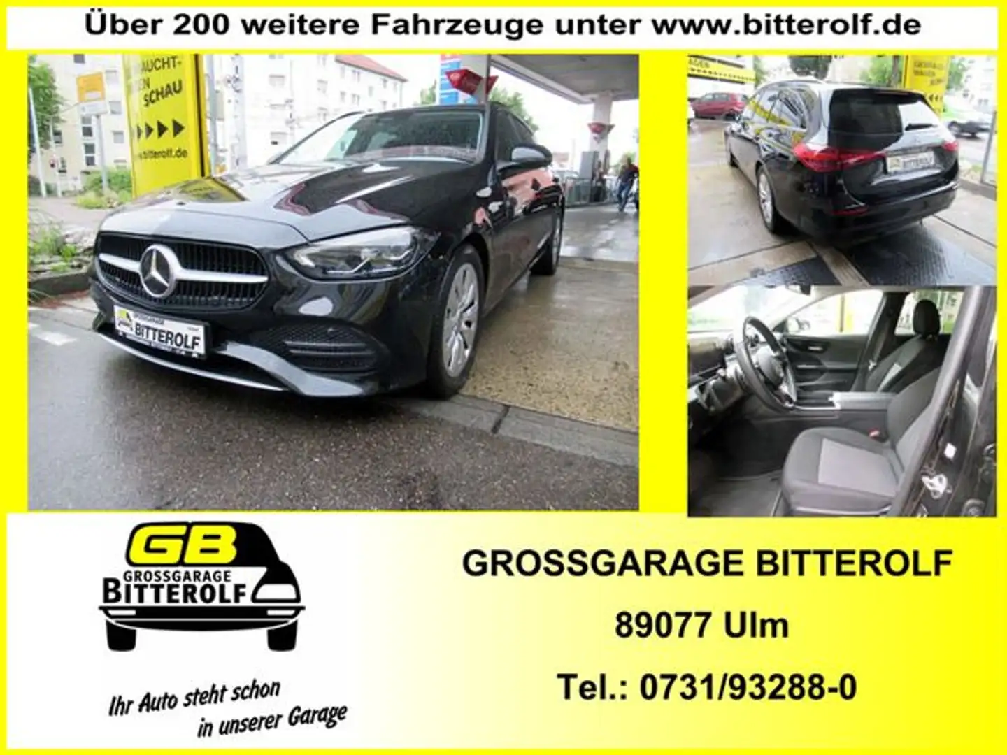 Mercedes-Benz C 220 C220d T Aut Neues Modell Navi/RFK/SHZ/LED/PDC Schwarz - 1