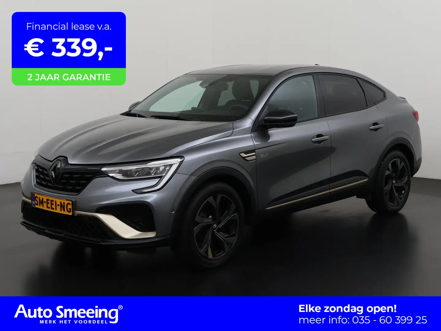 Renault Arkana 1.6 E-Tech hybrid 145 E-Tech engineered | Leder | Grijs - 1