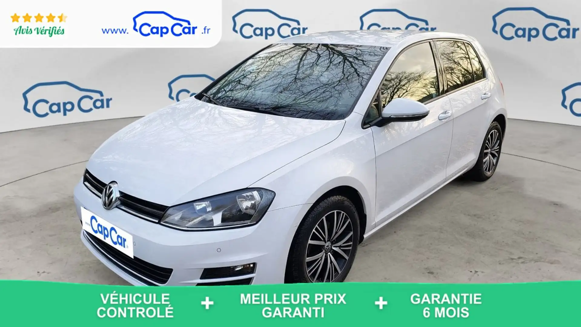 Volkswagen Golf 1.4 TSI 125 Allstar - 5 places Blanc - 1