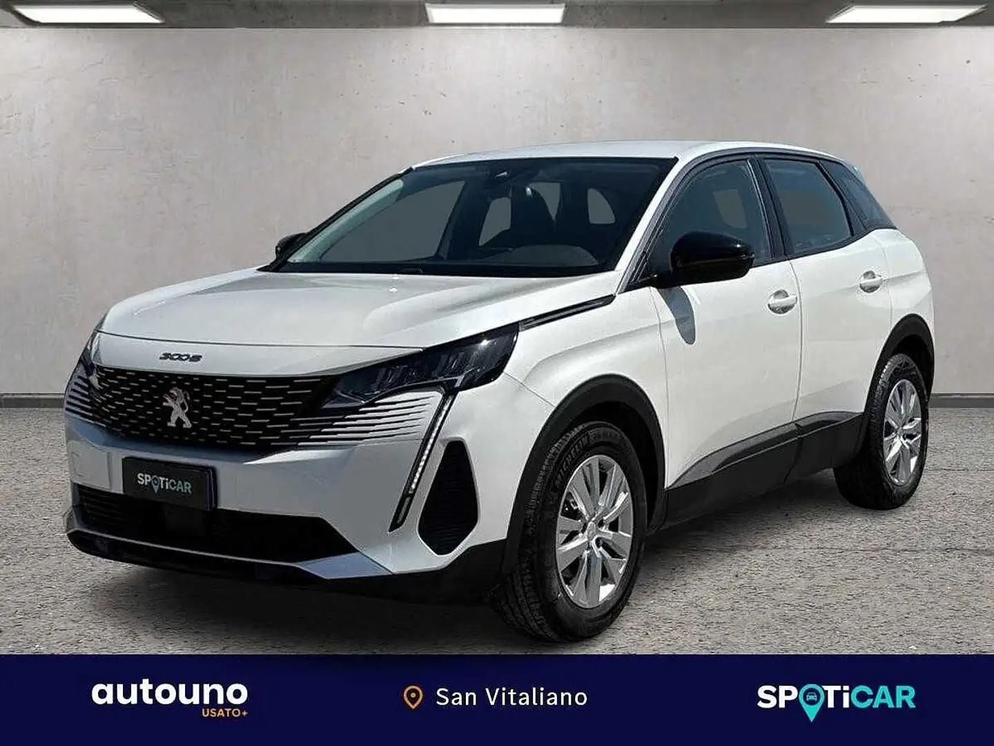 Peugeot 3008 II 2021 3008 1.5 bluehdi Active Pack s&s 130cv Bianco - 1