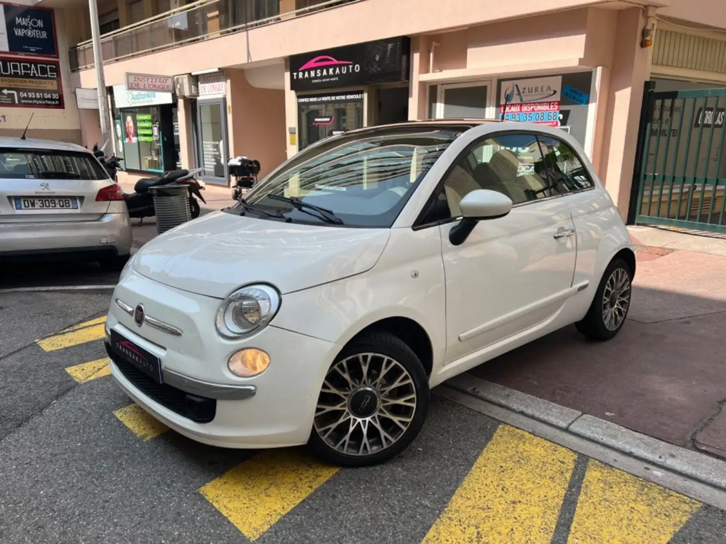 Fiat 500 SERIE 3 1.2 Mpi 8V 69 CV Lounge Blanc - 1