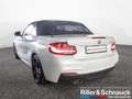 BMW 220 i Cabrio M-Sport LED+NAVI+H/K+KEYLESS+KLIM White - thumbnail 4
