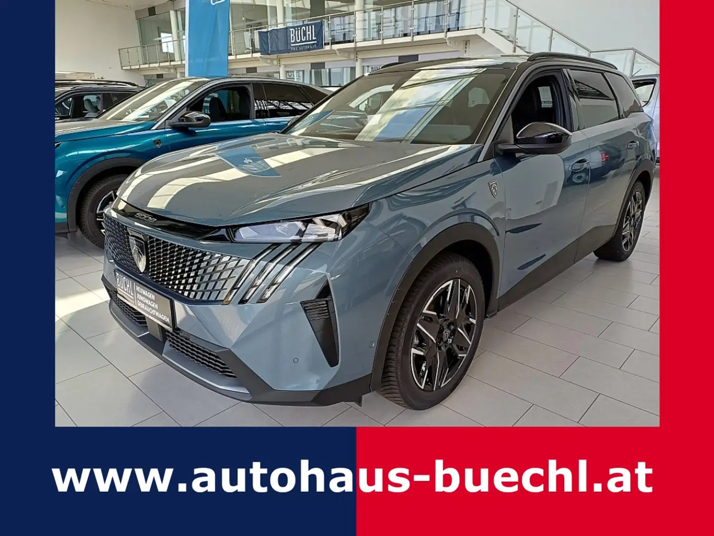 Peugeot 5008 mHEV 145 e-DCS6 GT Aut. AHK + 360° Kamera Blau - 1