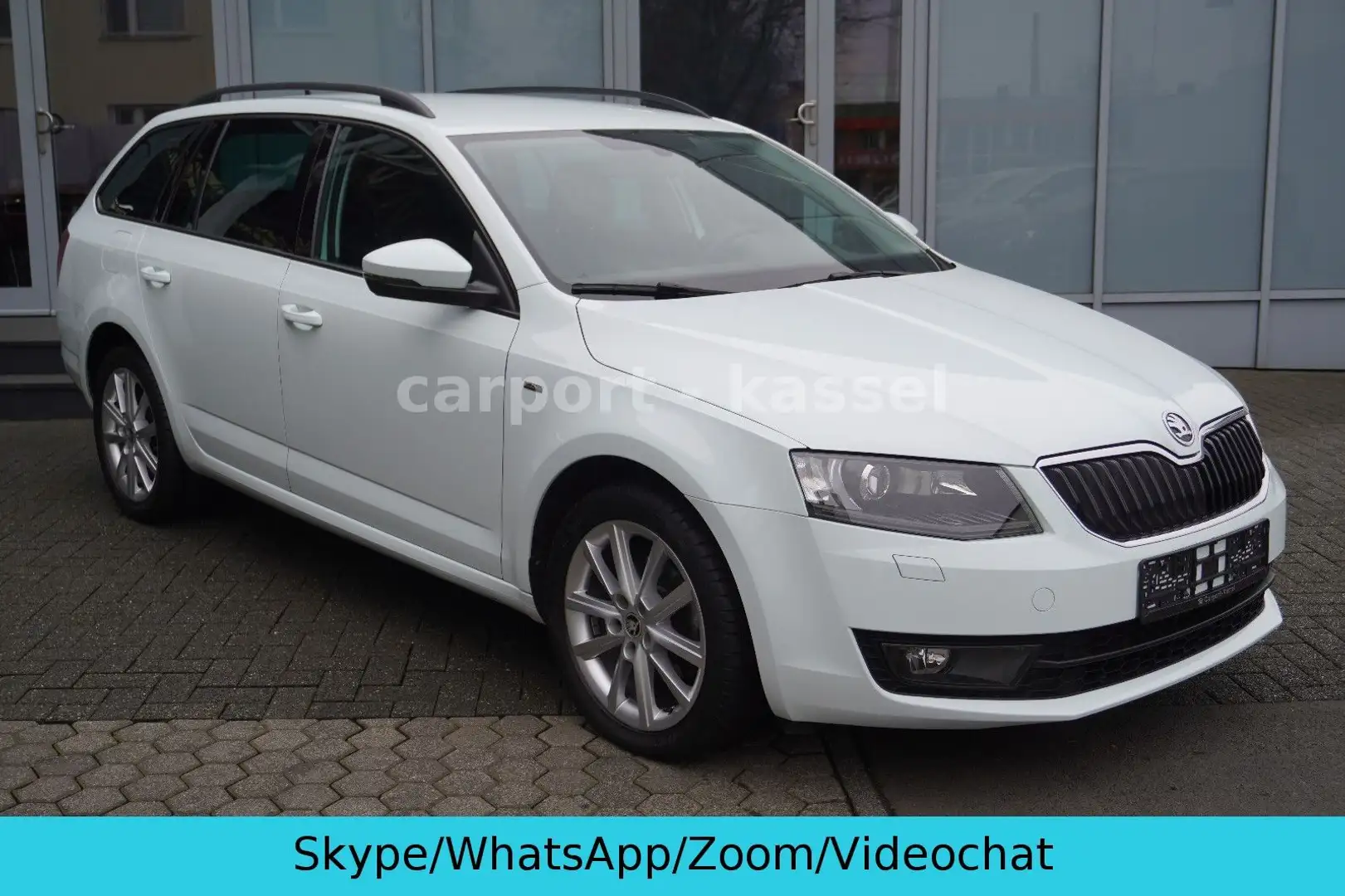 Skoda Octavia Combi Joy Navi/Apple+Android/Tempomat Blanc - 1