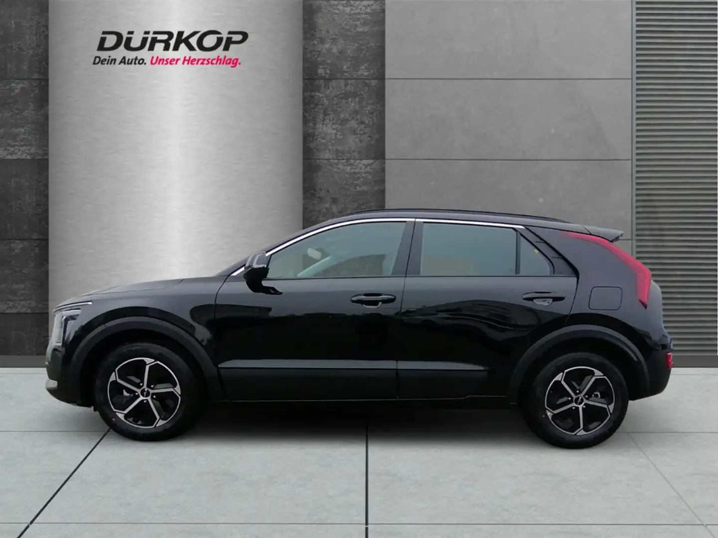 Kia Niro Hybrid EDITION 7, Adap.Tempomat,PDC,Navi,Rückfahrk Schwarz - 2