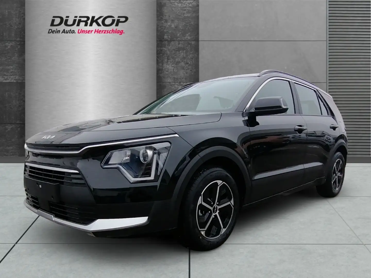Kia Niro Hybrid EDITION 7, Adap.Tempomat,PDC,Navi,Rückfahrk Schwarz - 1