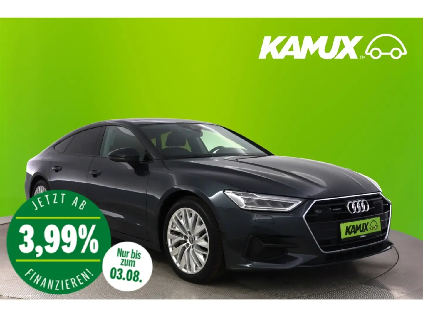 Audi A7 45TDI quattro S-Tronic Design+LED+NAVI+PANO Gris - 1