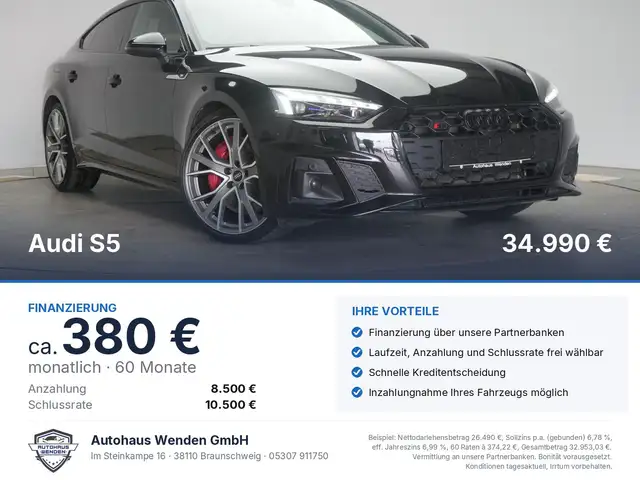 Audi S5 TDI Quattro B&O/Matrix/Massage/Kamera