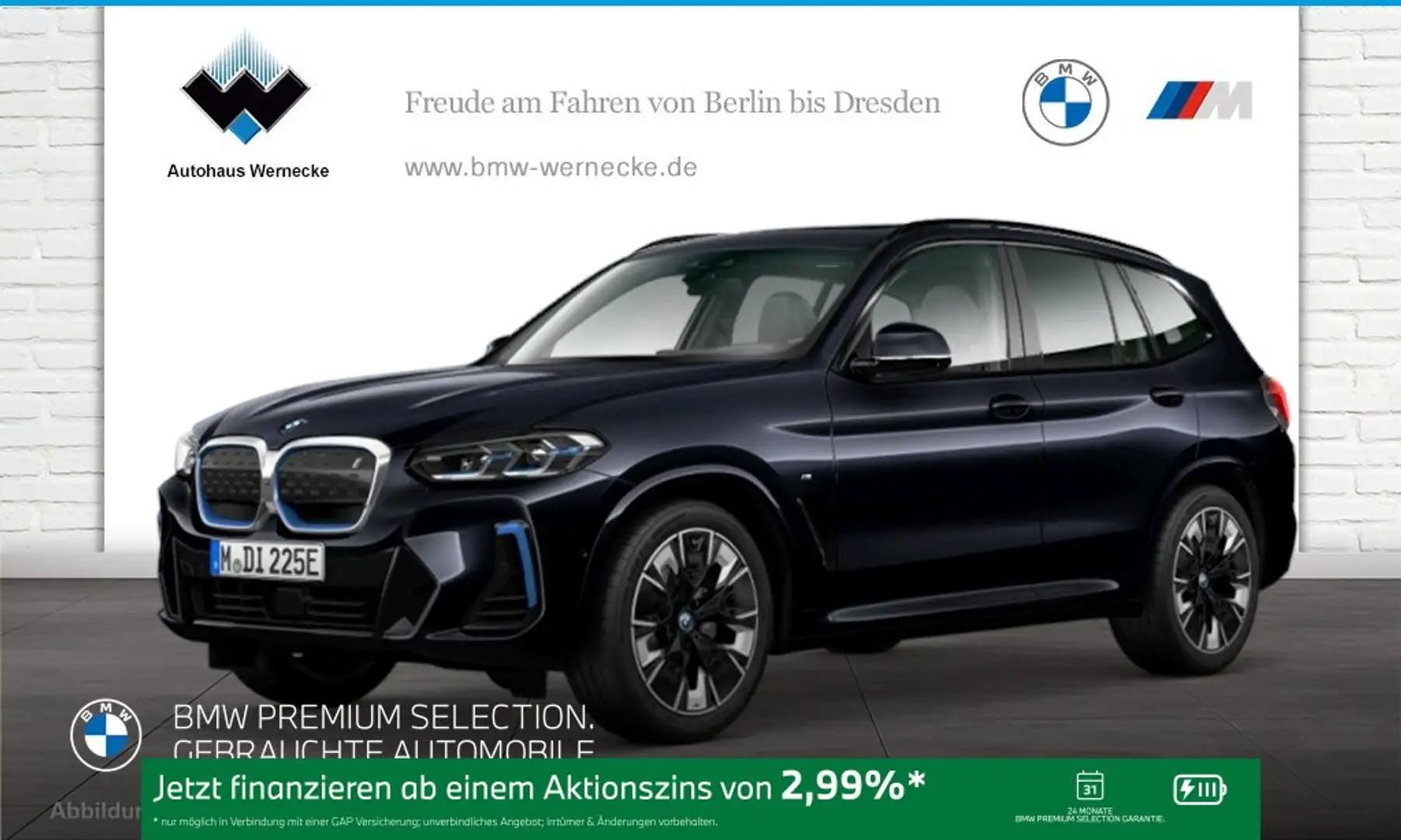 BMW iX3 M Sport Gestiksteuerung Head-Up HK HiFi DAB Schwarz - 1