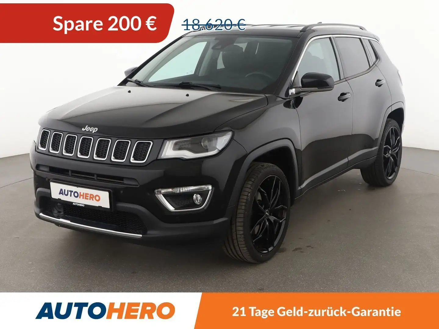 Jeep Compass 1.4 M-Air Limited 4WD Aut.*NAVI*BI-XENON*ACC*CAM* Schwarz - 1