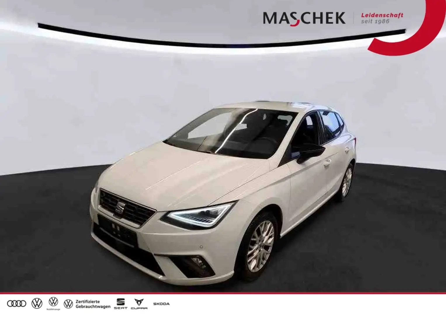 SEAT Ibiza FR 1.0 TSI LED RearView Sitzh CarPlay DAB LED Navi Weiß - 1