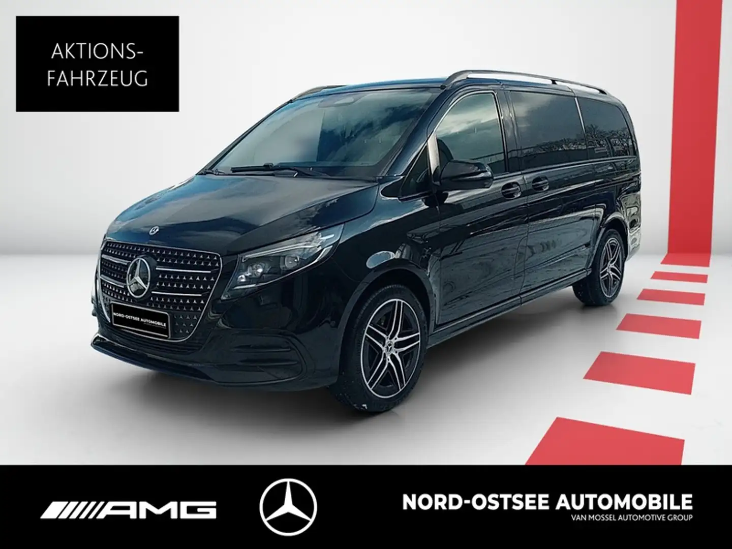 Mercedes-Benz V 300 d 4M AVANTGARDE LANG AMG+STDHZG+PANO+AHK+++ Schwarz - 1