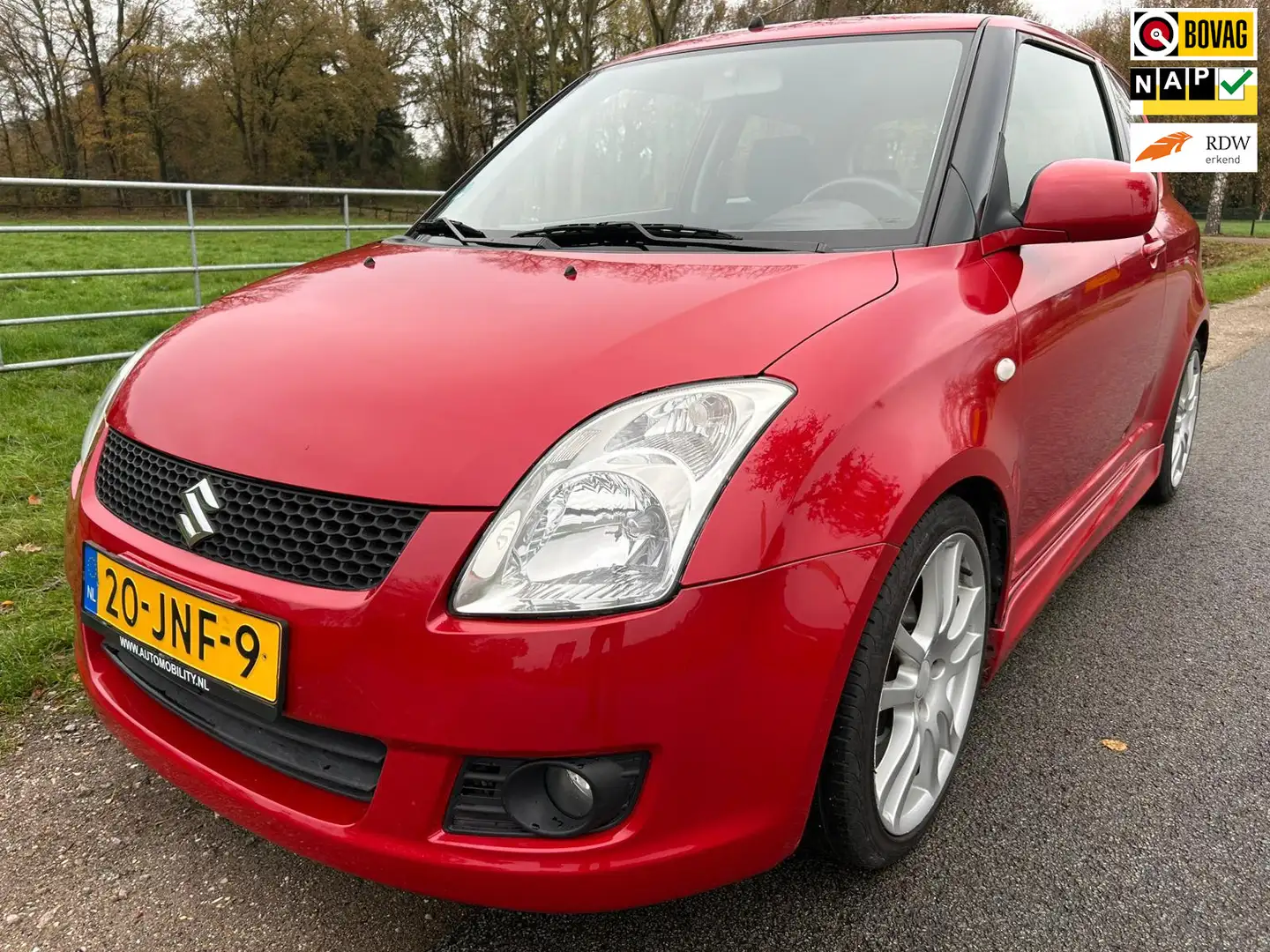 Suzuki Swift 1.5 Exclusive perfect onderh. sportpakket Rouge - 1