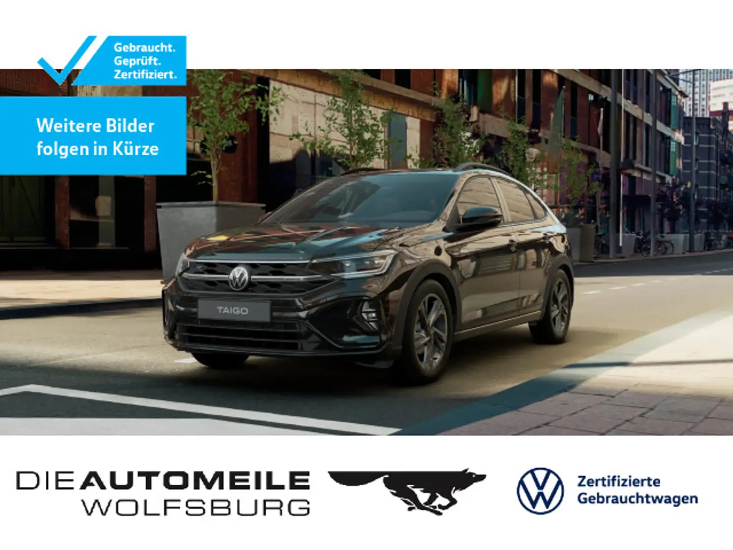 Volkswagen Taigo 1.0 TSI R-Line Matrix/ACC/Ambiente Schwarz - 1
