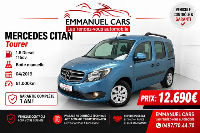 Mercedes-Benz Citan Citan Tourer 1.5 Diesel 111CDI 116cv. DISTRIBUTION FAITE!