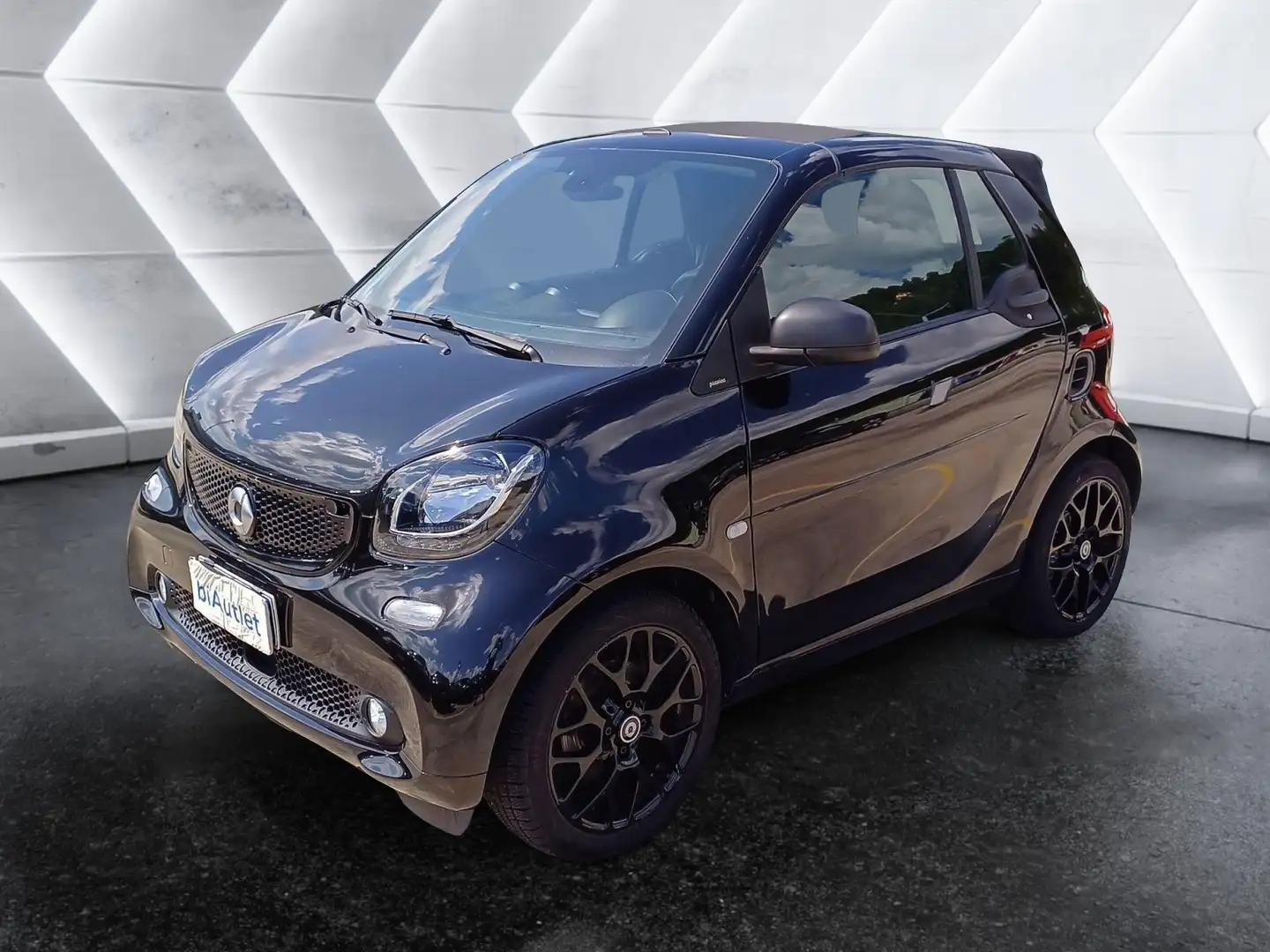 smart forTwo Cabrio 1.0 Passion 71cv twinamic my18 Negro - 1