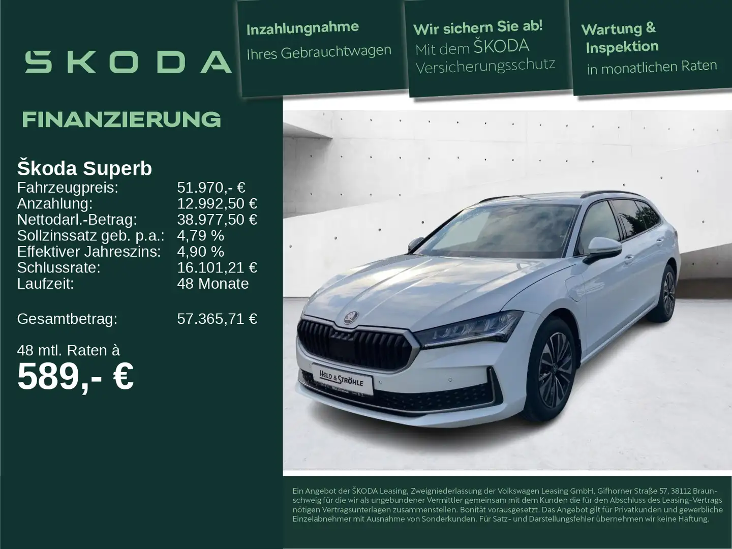 Skoda Superb Combi Selection 1,5 TSI iV 150 kW MASSAGE Белый - 1