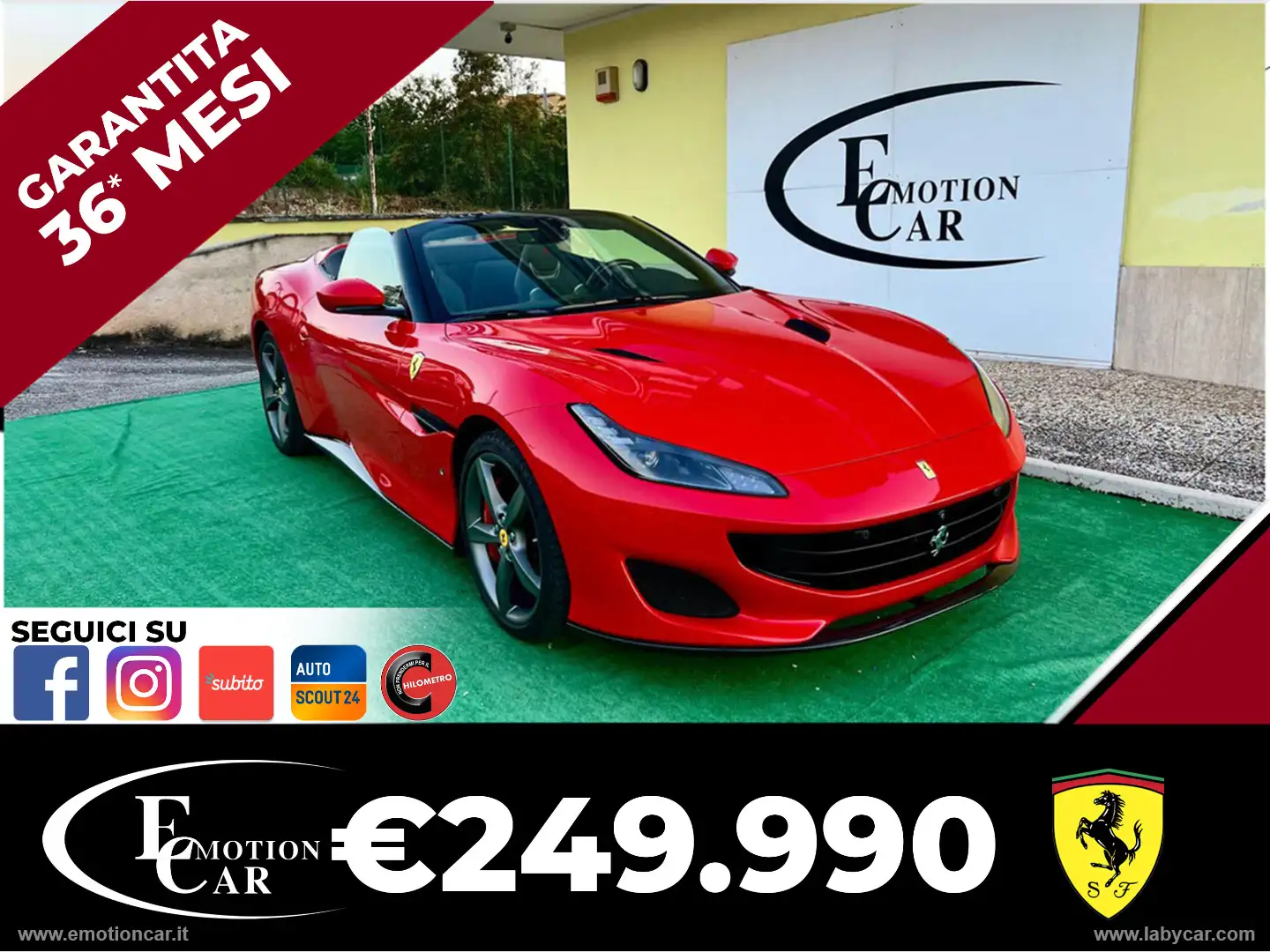 Ferrari Portofino Portofino - 2018 Rouge - 1