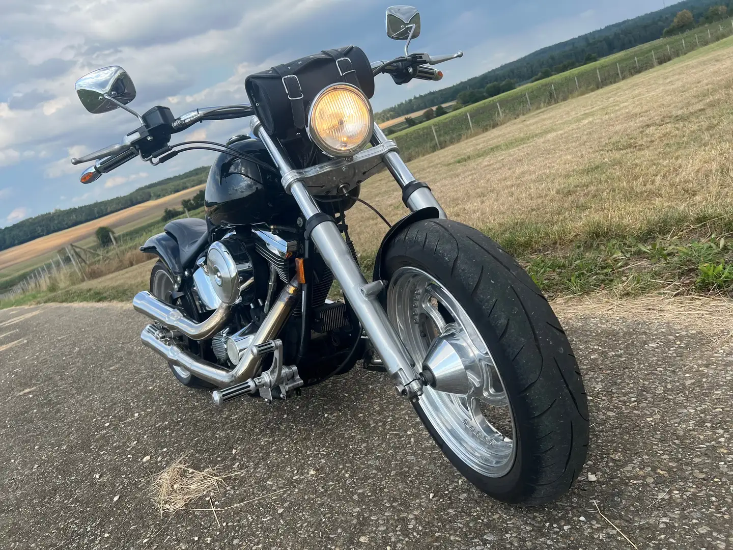 Harley-Davidson Fat Boy FXST USA FLSTC FLSTF Nero - 1