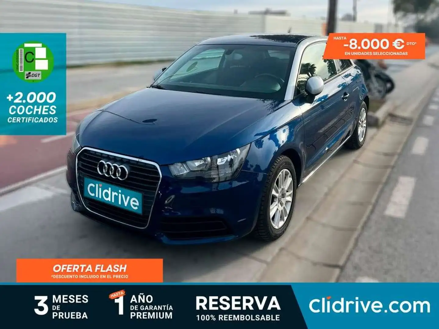 Audi A1 1.2 TFSI Attraction Azul - 1