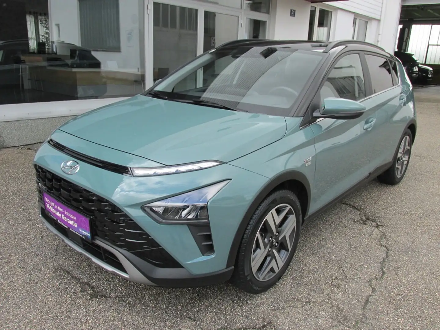 Hyundai BAYON Bayon 1,0 T-GDI Trend Line DCT Aut. Grün - 1