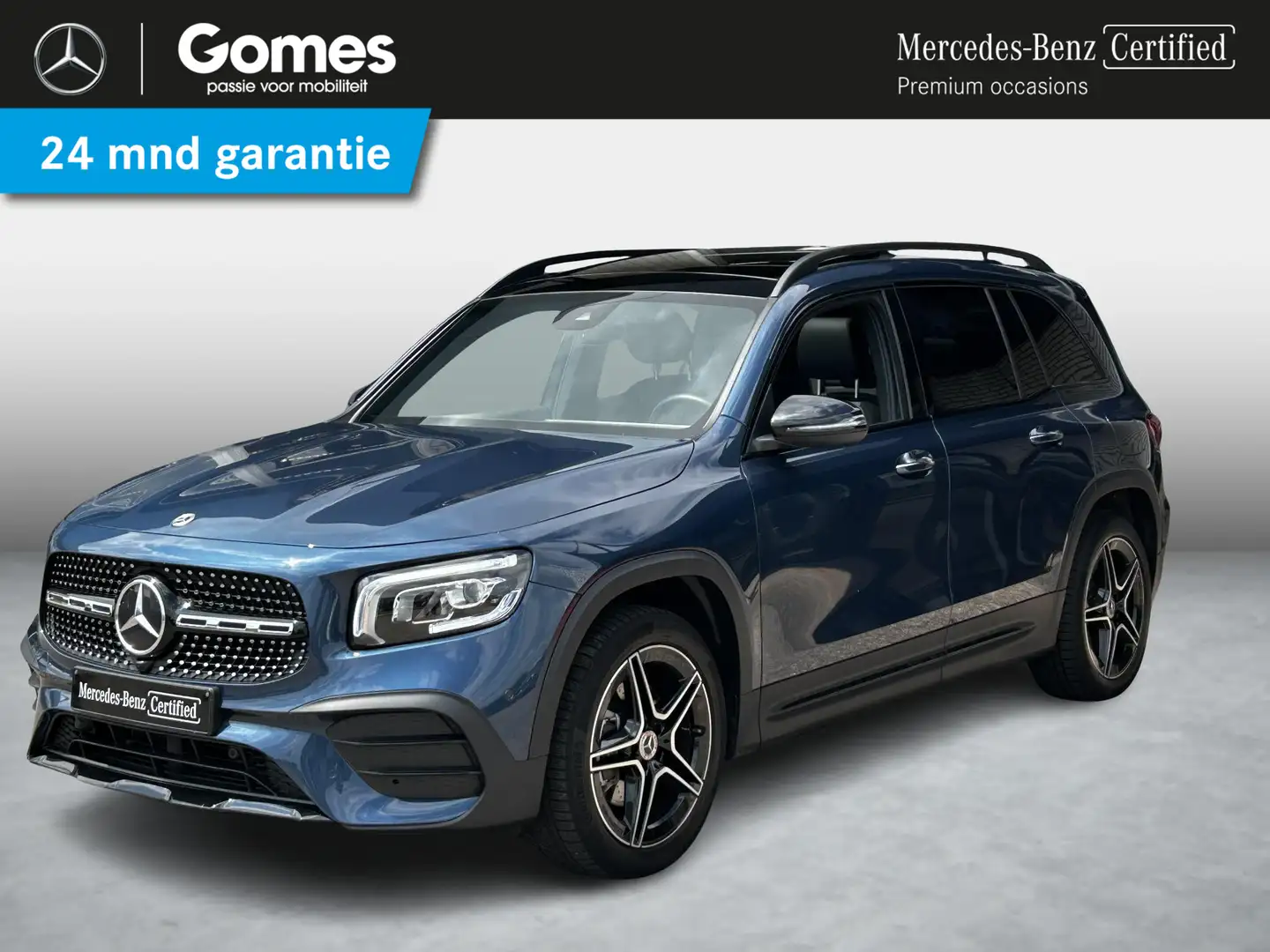 Mercedes-Benz GLB 200 AMG Line | 7 pers | Trekhaak | Panoramadak Blauw - 1