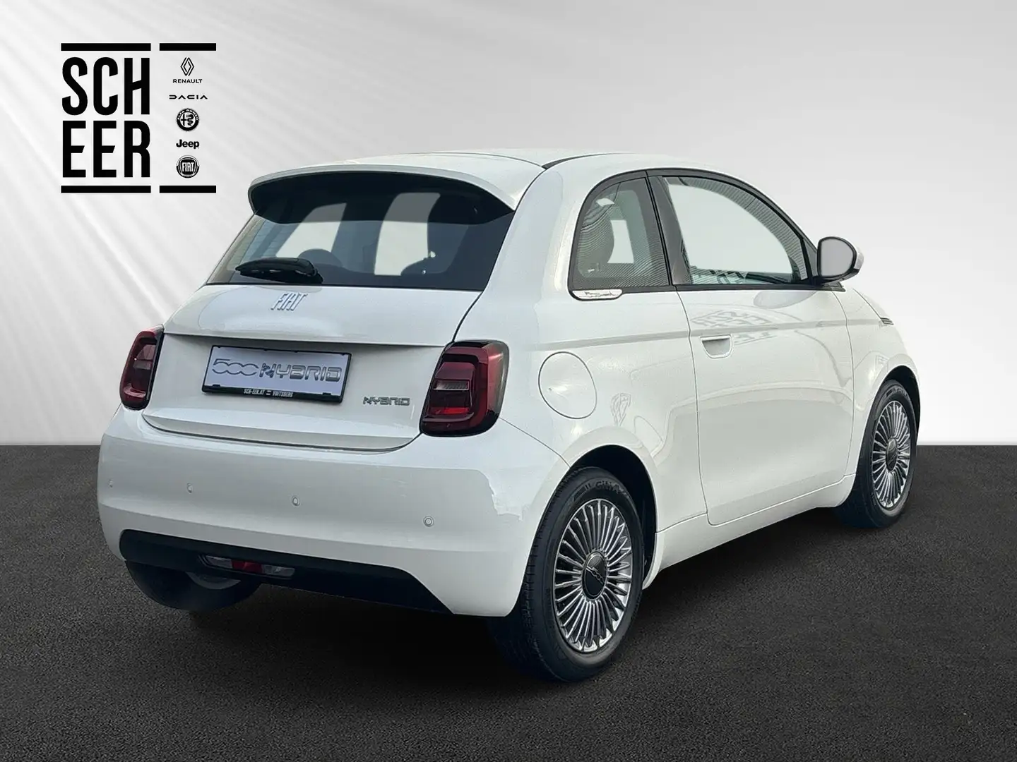 Fiat 500 Hybrid Hachback Torino Weiß - 2