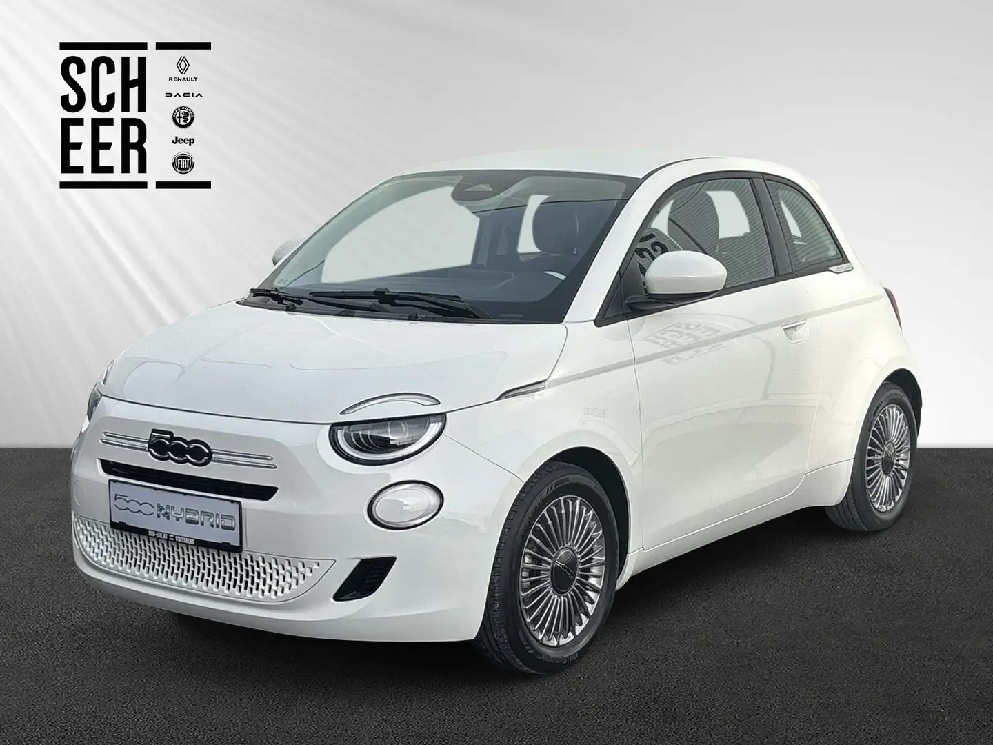 Fiat 500 Hybrid Hachback Torino Weiß - 1