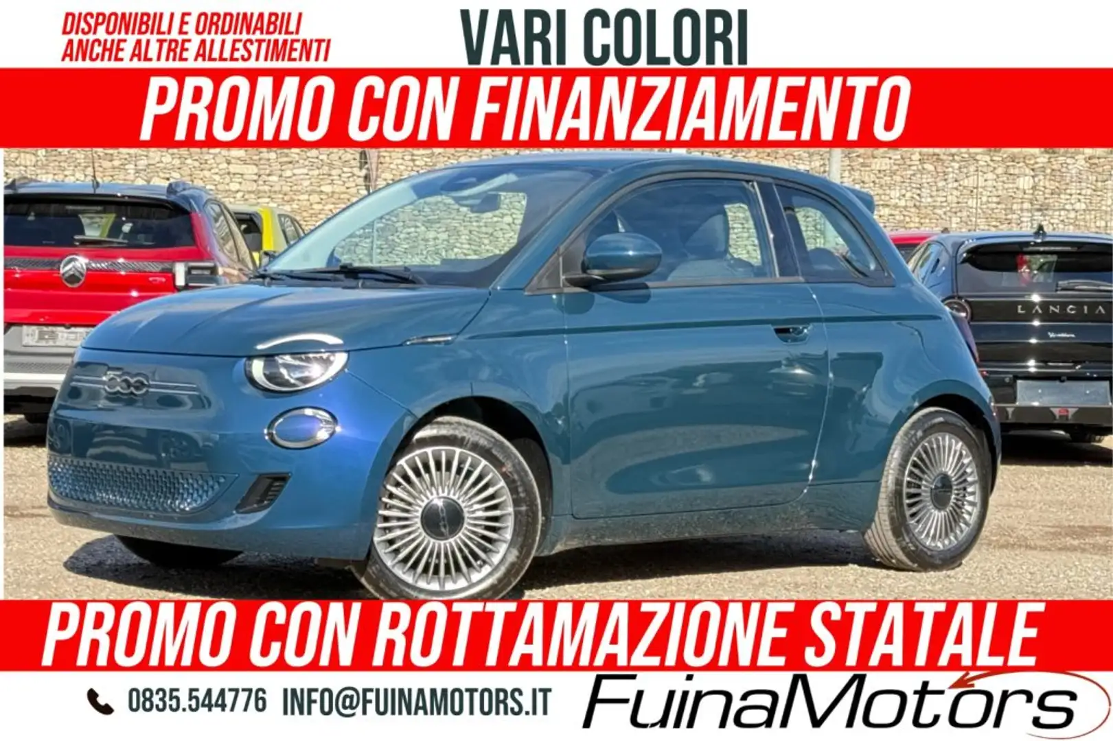Fiat 500e Berlina 42 kWh Icon NUOVO Blau - 1