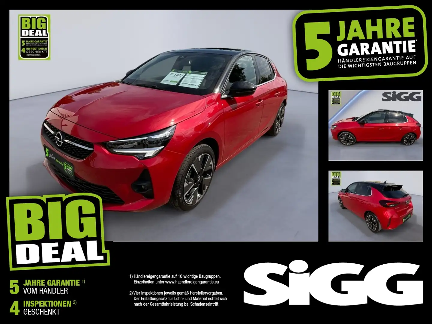 Opel Corsa F e Ultimate FLA ACC Massage SpurH DynLi Rouge - 1