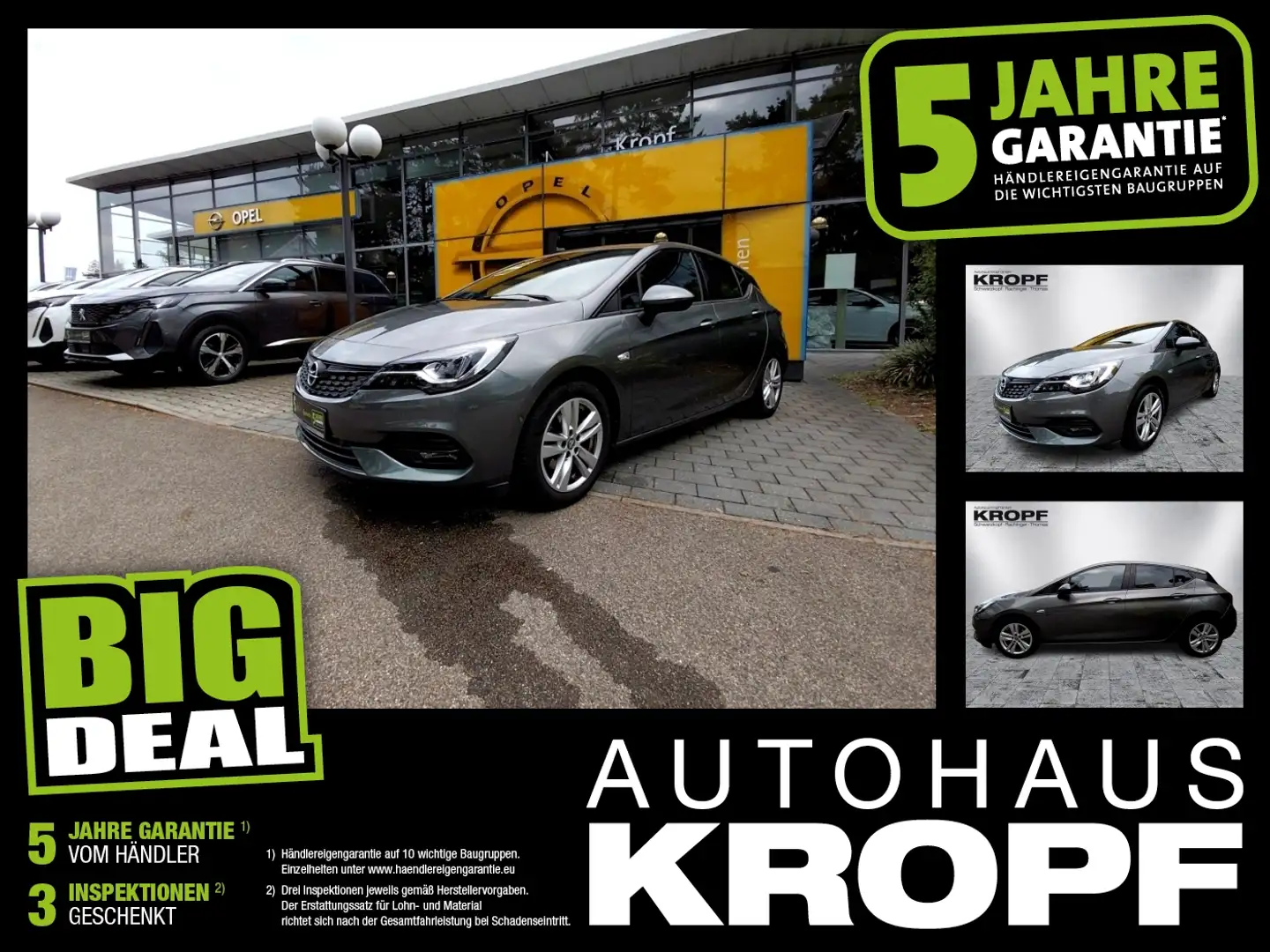 Opel Astra K 1.2 Turbo Ultimate Alcantara+LED+Navi+LM Grau - 1