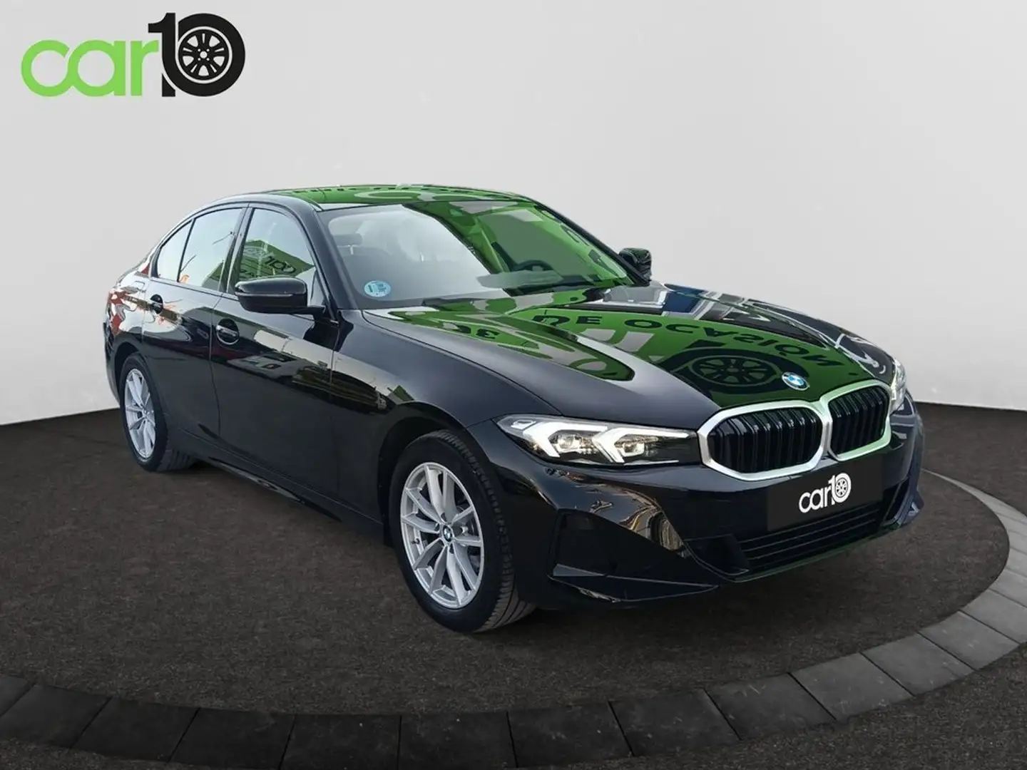 BMW 318 318d Auto. Negro - 2