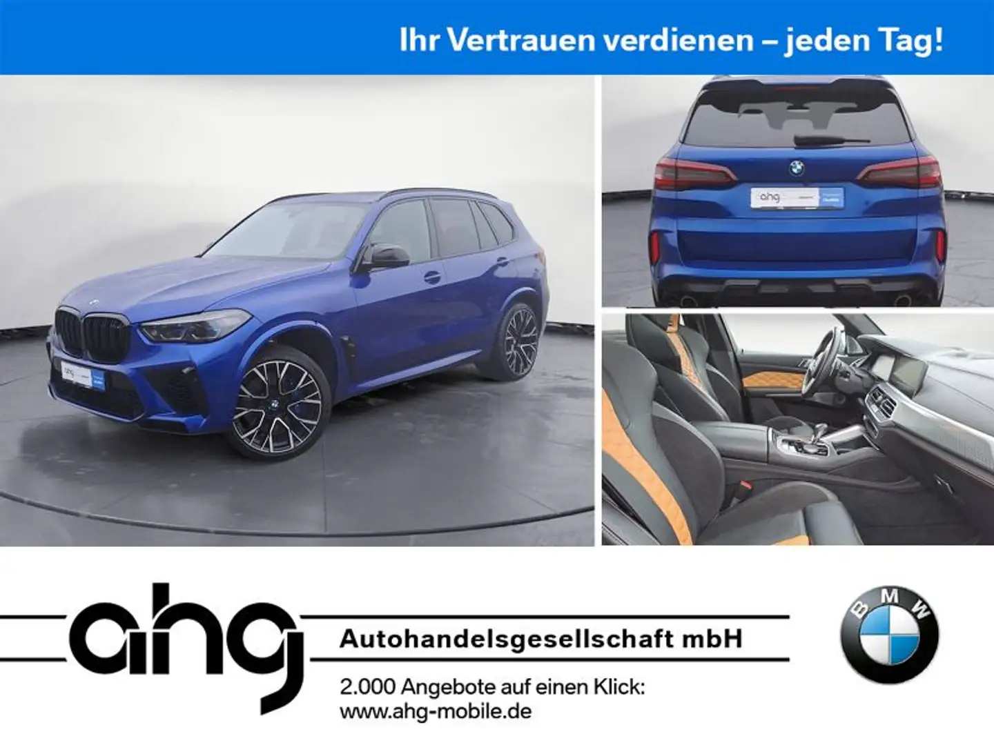 BMW X5 M Competition Top Ausstattung, AHK, Panodach Bleu - 1