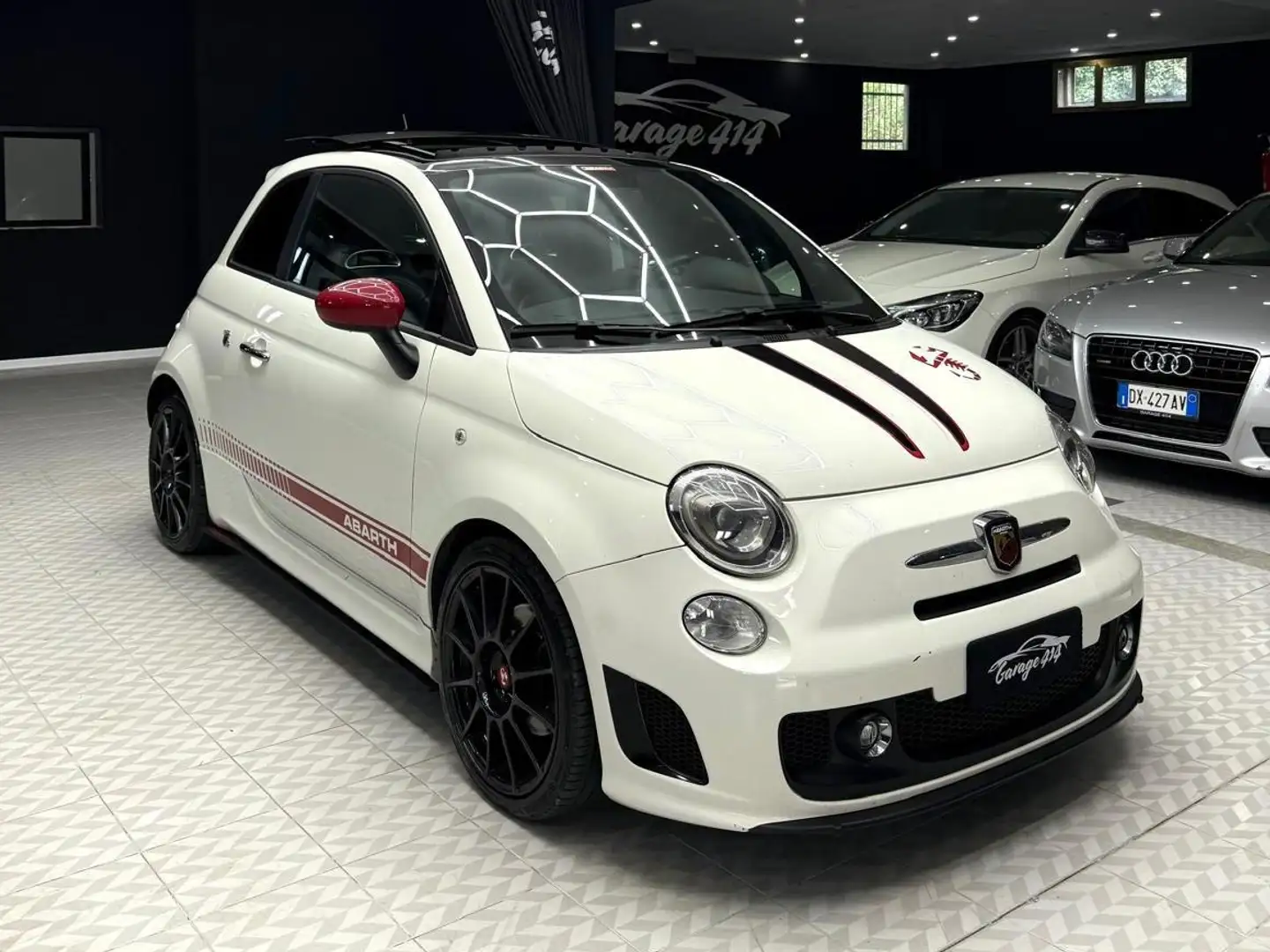 Abarth 500 500 1.4  turbo T-jet 135cv TETTO APRIBILE, MANUALE Weiß - 1