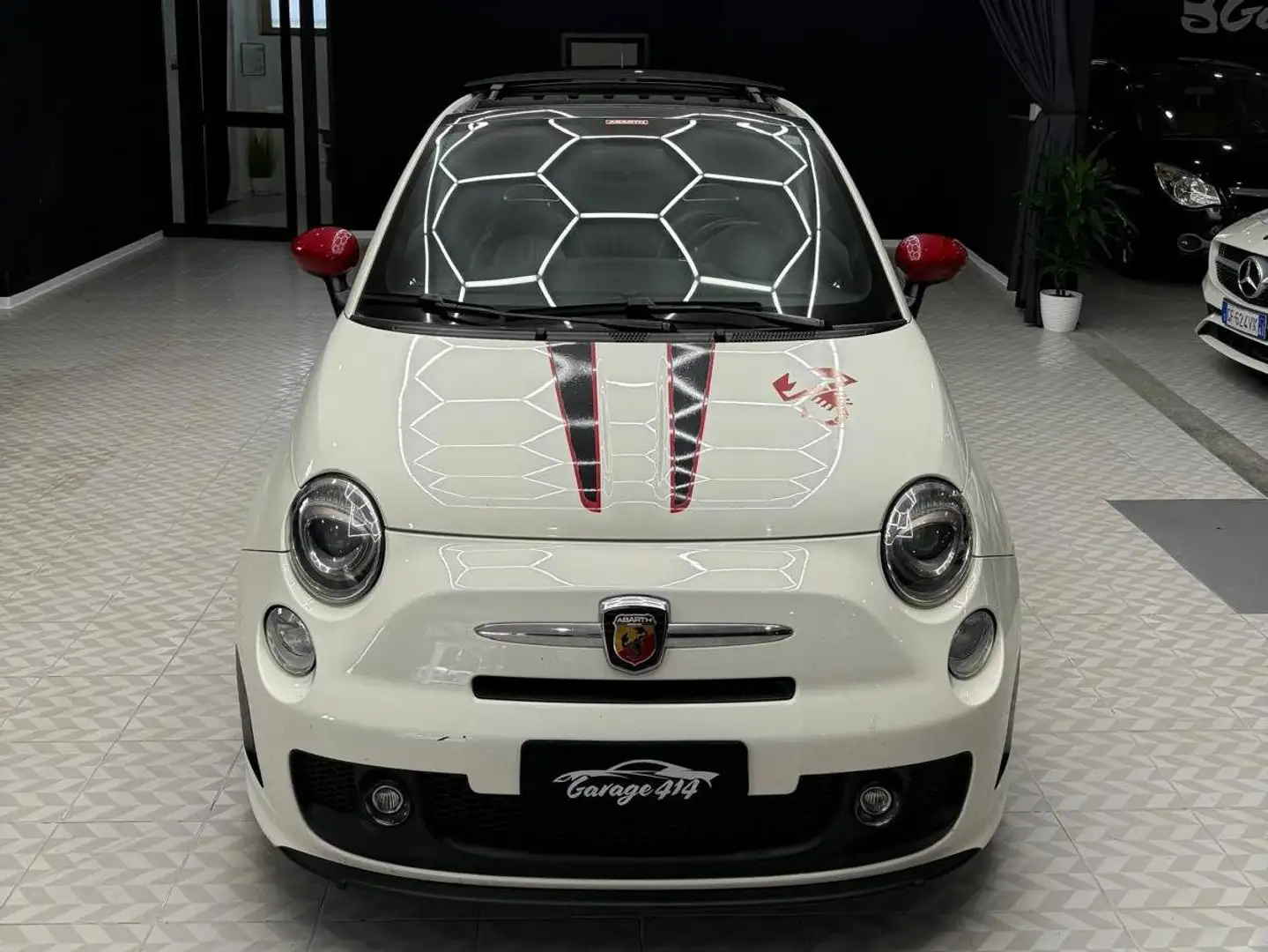 Abarth 500 500 1.4  turbo T-jet 135cv TETTO APRIBILE, MANUALE Weiß - 2